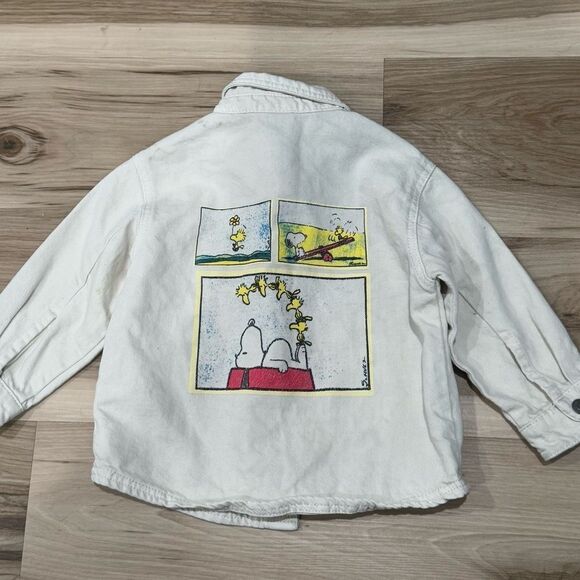 Zara Kids Peanuts Comic Jacket Toddler 12-18 Months - Picture 1 of 4
